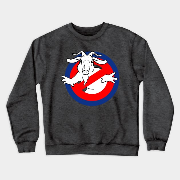 GOATBUSTERS Crewneck Sweatshirt by AnalogJunkieStudio